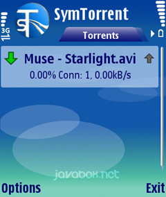 SymTorrent  symbian