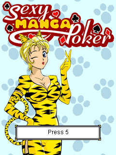 Java игра Ceкcуальный Манга Покер (Sехy Manga Poker) на телефон