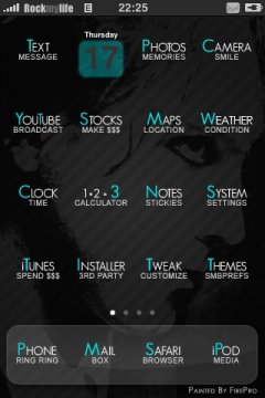 The Cure iPhone Theme