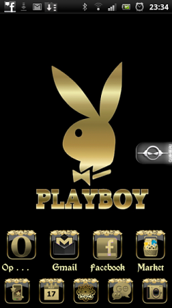 Playboy Gold (Go Launcher Ex)