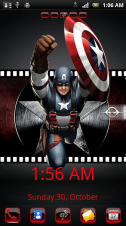 Captain America (Go Launcher Ex)
