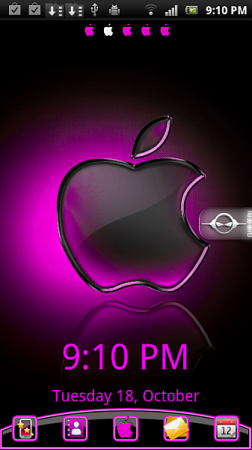 Pink Apple (Go Launcher Ex)