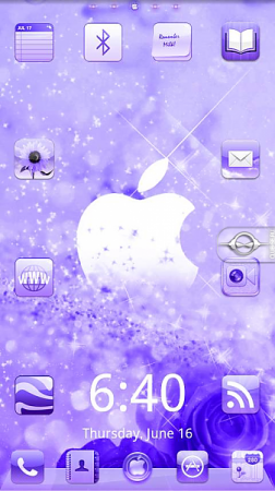 Purple iPhone (Go Launcher Ex)