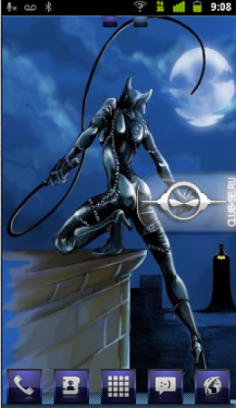 Catwoman vs Batman (Go Launcher Ex)