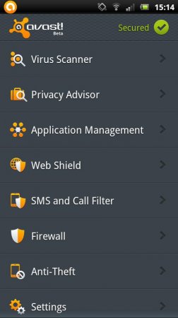 avast! Mobile Security 