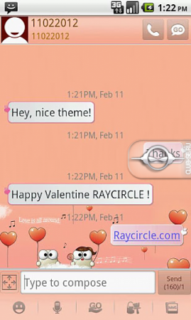 My Valentine (GO SMS Pro)