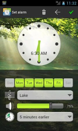 Nature Sounds Alarm Clock  