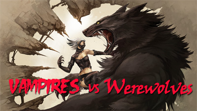    (Vampires vs Werewolves)