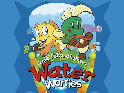      (Freddi Fish and Luther's Water Worries)