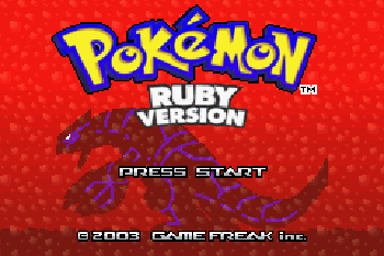 :   (Pokemon: Ruby Version)