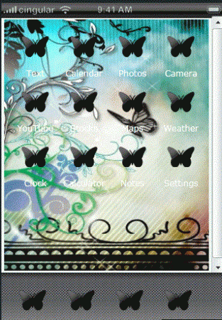тема butterflies