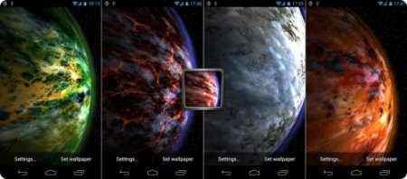 PLANETS PACK - ЖИВЫЕ ОБОИ ДЛЯ ANDROID