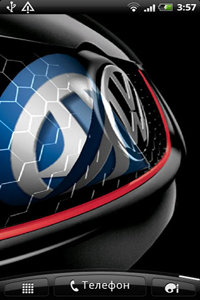 Volkswagen 3D Logo Live Wallpaper