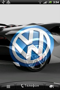 Volkswagen 3D Logo Live Wallpaper