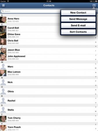 ContactsXL + Facebook and Twitter 6.8