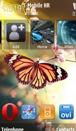 Тема  iPhone Butterfly