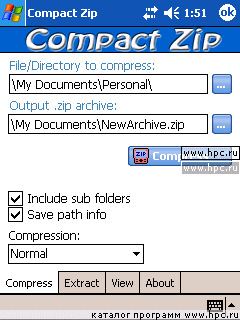 Compact ZIP