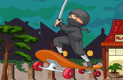 Ниндзя скейтбордист (Ninja On Skateboard Pro)