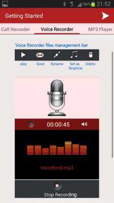 MP3 InCall Recorder Voice