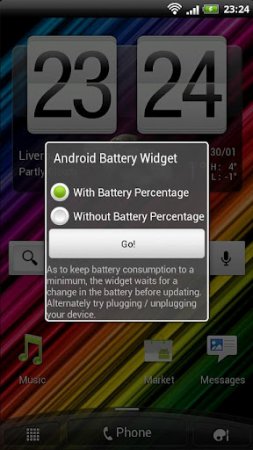Android Battery Widget 