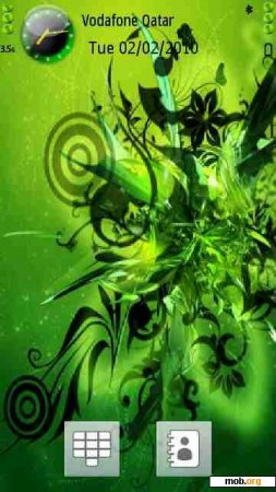 Тема green abstract by i killer