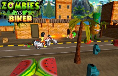 Зомби против Байкера (Zombies vs Biker (3D Bike racing games))