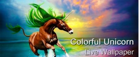 Colorful Unicorn Live Wallpaper