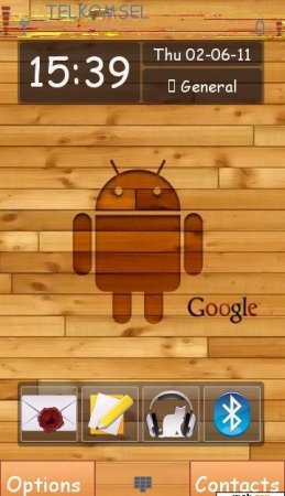 Тема  T_Wooden_Android