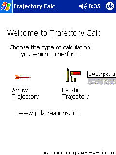 Trajectory Calc