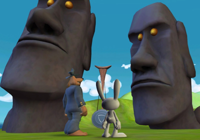   .  2.   . (Sam & Max Beyond Time and Space Episode 2. Moai Better Blues)