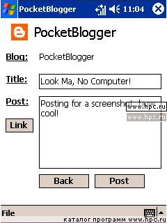 PocketBlogger