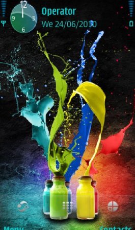   colorful splash