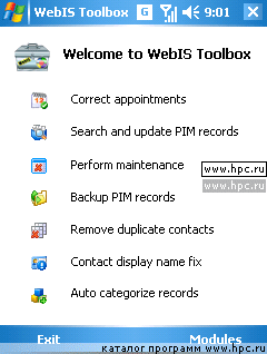 WebIS Toolbox