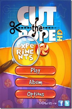  :  (Cut the Rope: Experiments)