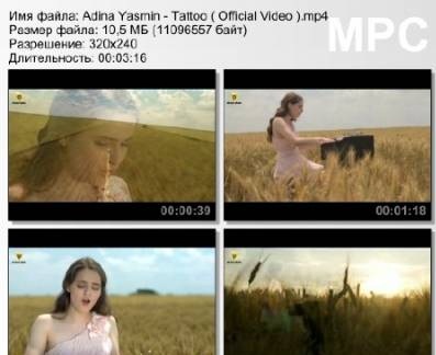  Adina Yasmin - Tattoo ( Official Video ) mp4