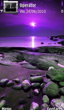  Purple Sunset By ACAPELLA