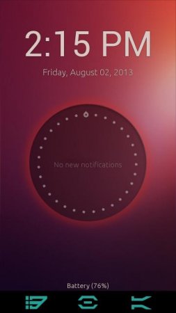 Ubuntu Touch lockscreen