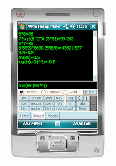 Windows Mobile 6 Calculator 