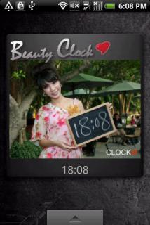 Beauty Clock Browser Widget