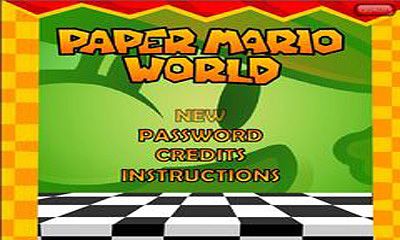    (Paper World Mario)