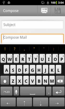 Keyboard from Android 2.3 