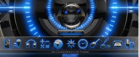 3D LASER GO Launcher EX theme