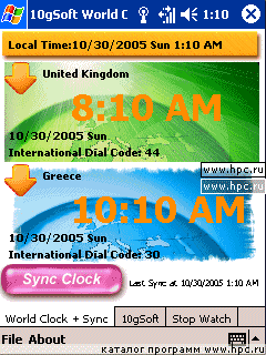10gSoft World Clock Sync