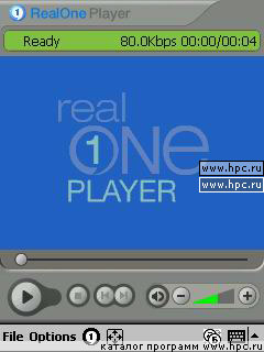RealOne Mobil Player for Pocket PC