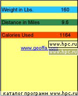 Runners Calorie Calculator