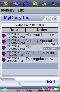 MyDiary for P800/P900