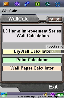 WallCalc for P800/P900