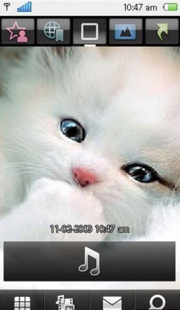 Тема  Cute White Kitty