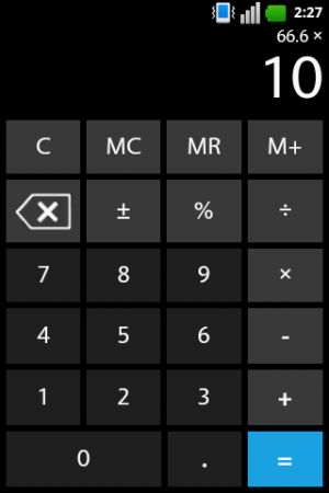 Seven+ Calculator