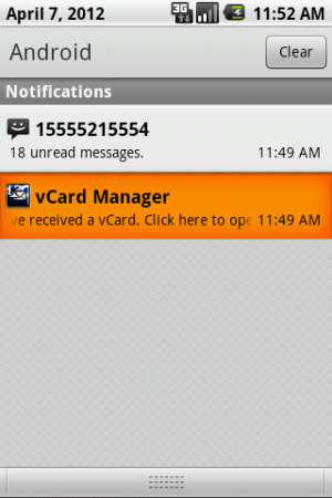 vCard Manager
